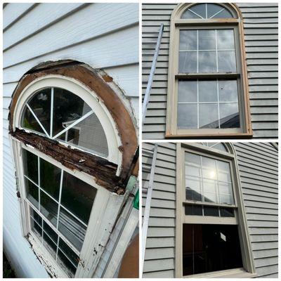 Rotten wood restoration