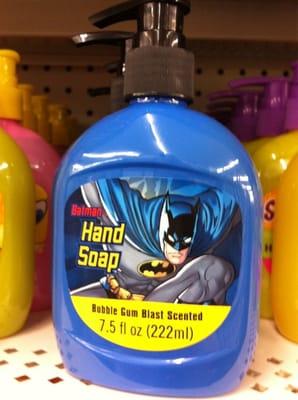 Batman fights crime and germs