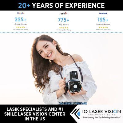 Top LASIK / #1 SMILE Laser Vision Center in the USA with over 20 years of experience