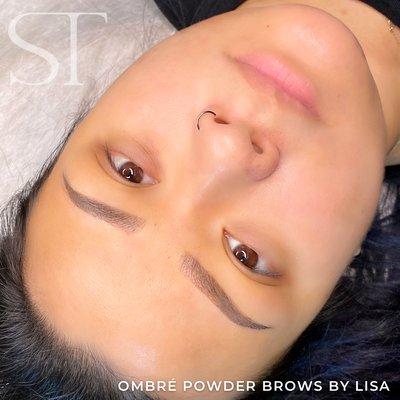 Ombré Powder Brows great for a brushed up filled in look!