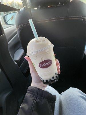 Banana Smoothie with boba