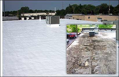 Flat roof repairs.