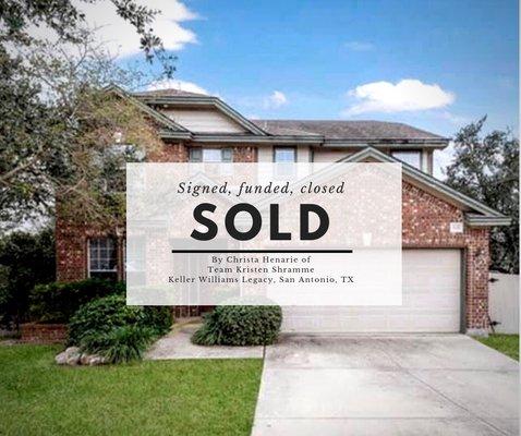 The home we SOLD with Team Kristen Schramme!