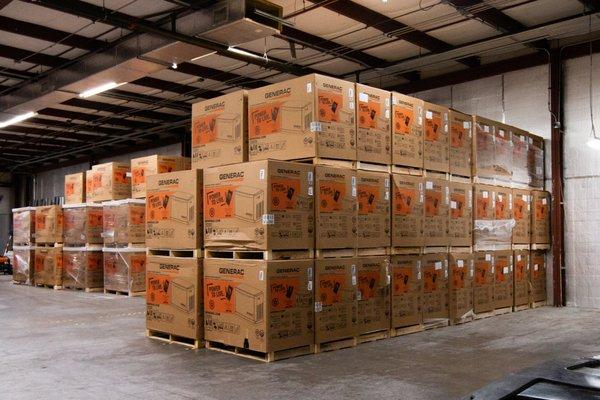 We have Generac house generators in stock!