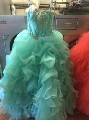 Clean & pressed quinceañera dress