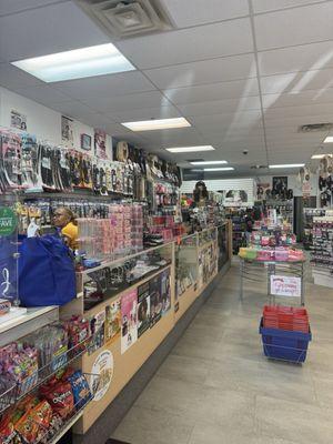 Interior of store