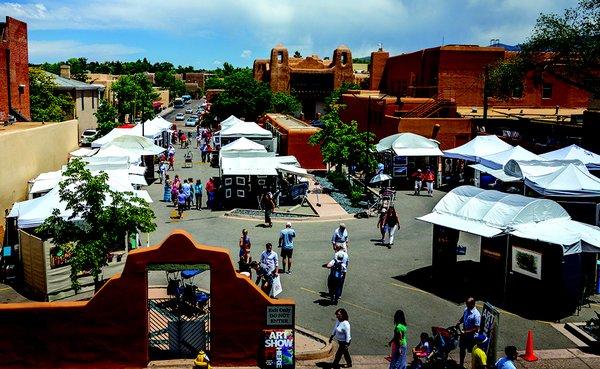 Downtown Santa Fe, behind 1st National Bank, most weekends, mid-April to mid-October