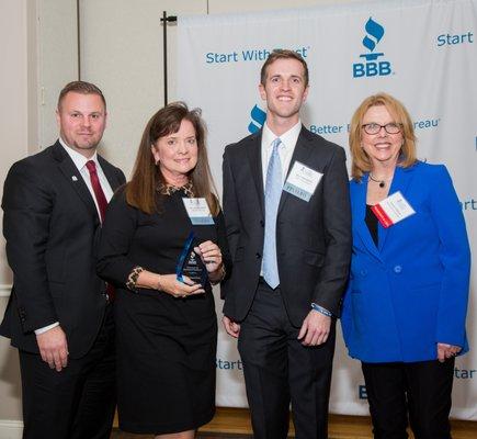 Miles Funeral Homes is pleased to be recognized for our commitment to our employees by the Better Business Bureau of Central New England.