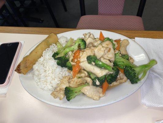 chicken with broccoli