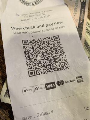 Pay by QR code