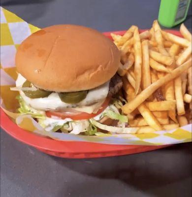 Jalapeño burger