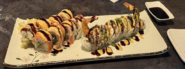 French Kiss Roll and Shaggy Dog Roll