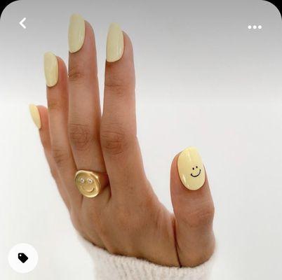 Photo I showed the nail tech of what I wanted