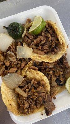 Al Pastor Mini Tacos on Corn Tortilla