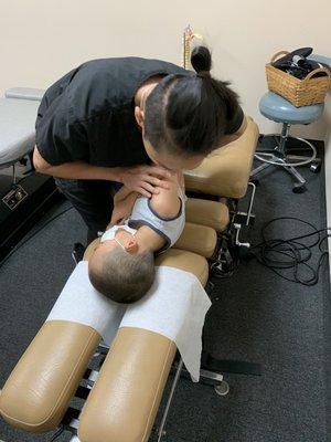 Even a 5 years old can benefit from chiropractic care.