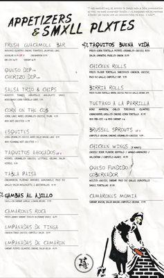 Food menu