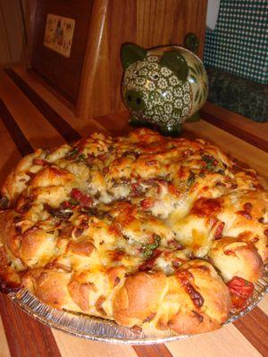 Our "Not A Fougasse" pull apart bread!