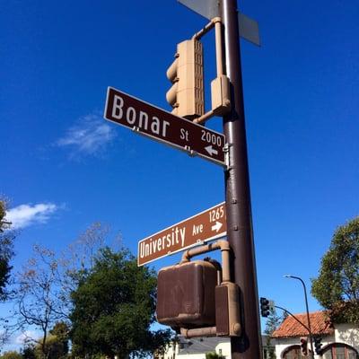 Church is near the corner of Bonar and University. Free street parking on Sunday's.