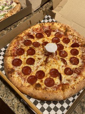 Pepperoni pizza