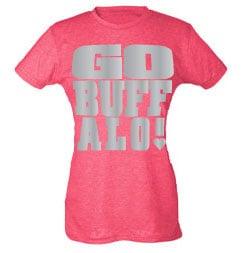 Our "GO BUFFALO *HEART*" Sports Glam Tee