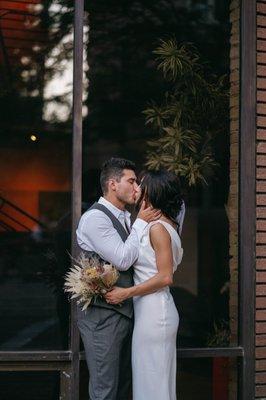 bridals in down town Salt Lake City Utah - Courthouse Elopement