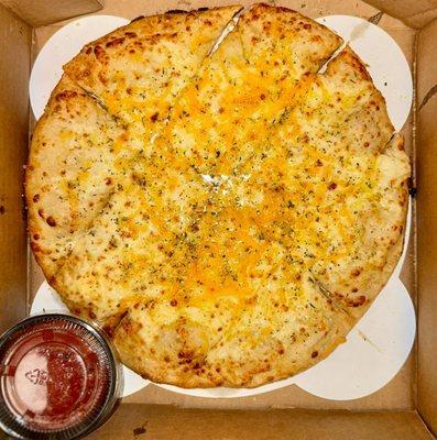 Signature breadsticks are a perfect mix of cheesy goodness and bold flavors. Baked to a golden crisp on the outside.