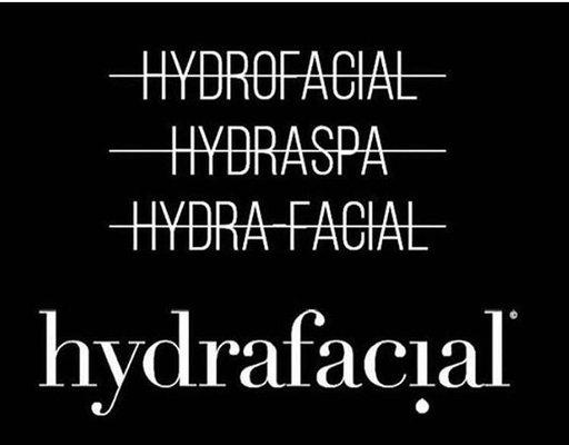 Now offering hydrafacial!