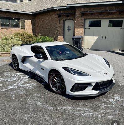 Exterior detail on c8 corvette!