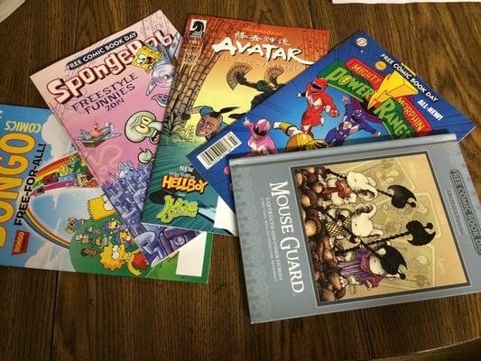 Free comic book day today, May 3!