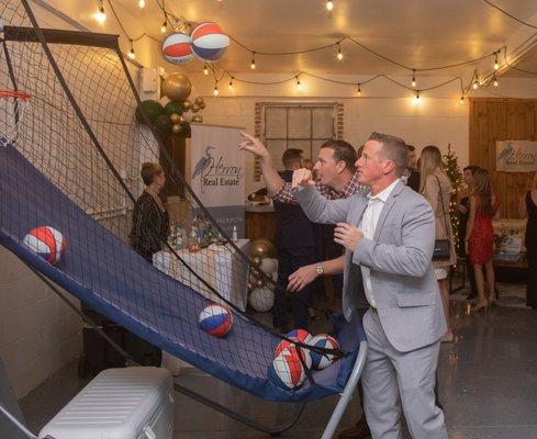 Brooker David Herron shooting some hoops