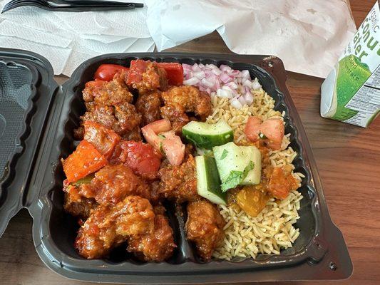 Double order of Chilli chicken