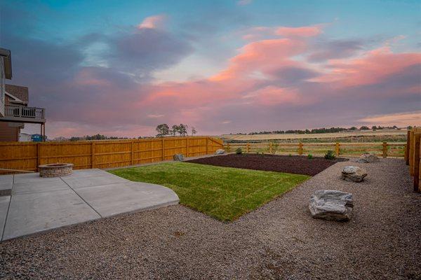 Sod, Mulch and Rock