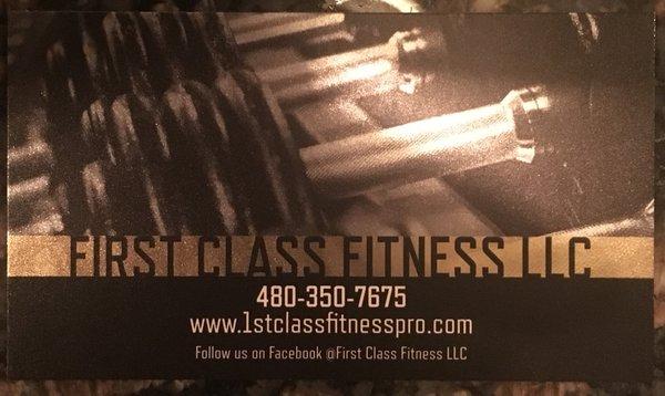 Check out our website 1stclassfitnesspro.com