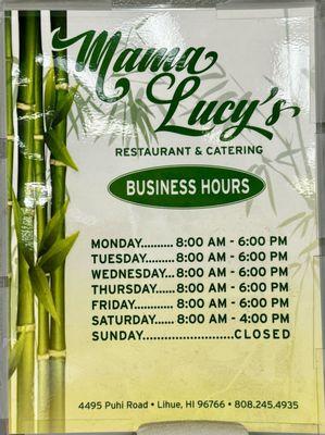 Business hours