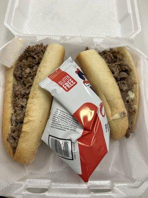 Plain cheesesteak