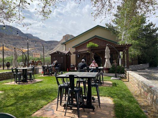 Beautiful patio area