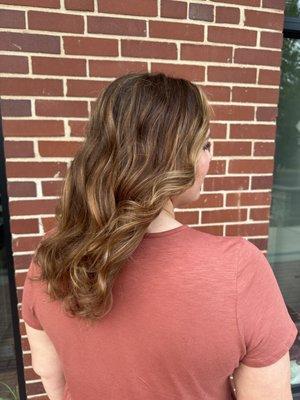 Warm balayage