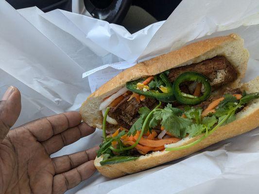 Banh Mi Tofu Hoagie