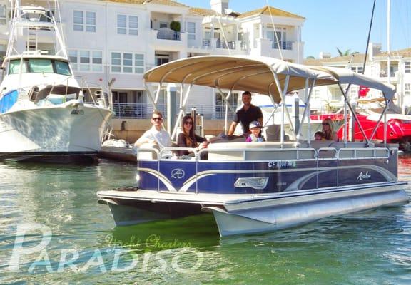 Pontoon Rental by Paradiso Yacht Charters - Orange County, Los Angeles, Newport Harbor
 http://boatrentalsnewportbeach.com/