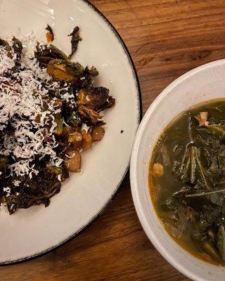 brussels + collards