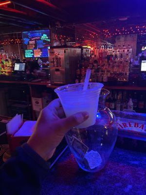 Can't beat a $4 frozen margarita!!!