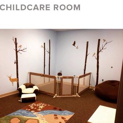 Supervised Childcare- $3 by reservation for the 9:15am & 5:30pm classes. Also a big kids lounge free to use anytime for kids 6+