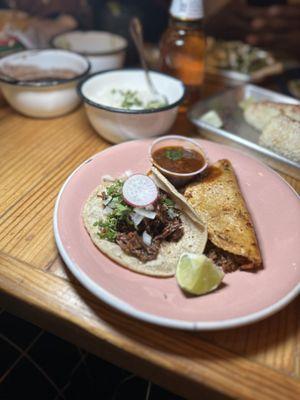 Suadero Taco & Quesabirria Taco