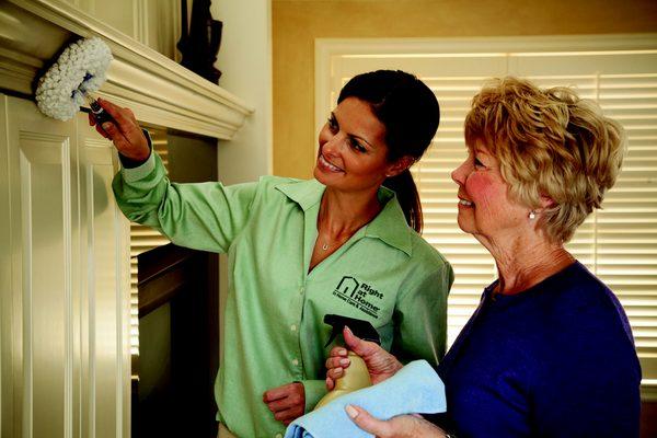 Caregivers are happy to help with light housework!