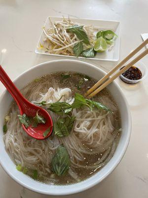 Rare beef pho. Mmmmmm.  Sooo good!