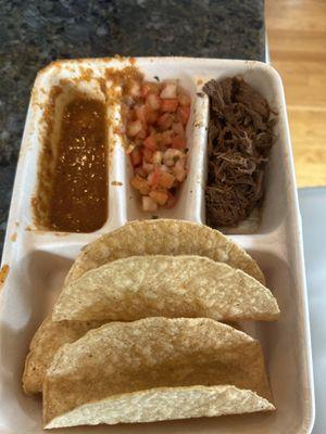 3 Tacos with Protein