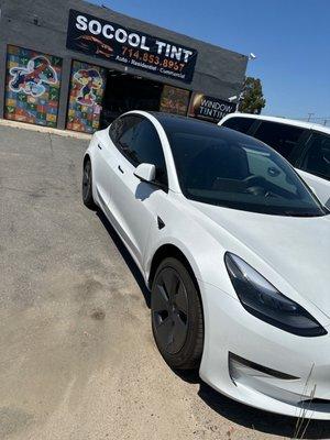 Tesla 3 ceramic tint