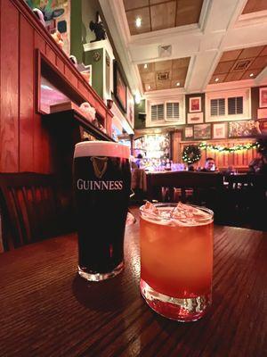 Guinness and Mai Tai