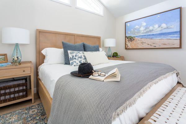 Coastal Bedroom in a Santa Barbra Vacation Rental