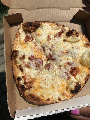 Bacon and Chicken Ranch Pizza